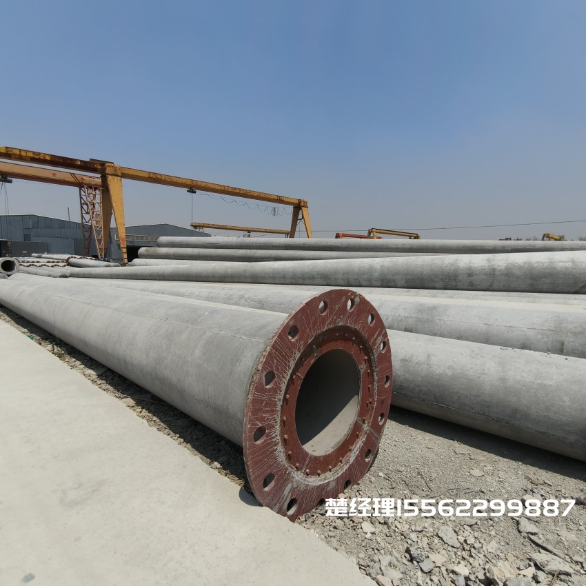 江都12米无拉线电杆